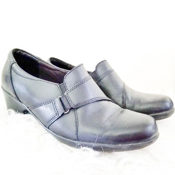 Clark's leather upper comfort shoe - Picture 1 of 7